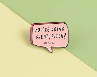 Je doet het geweldig teef!