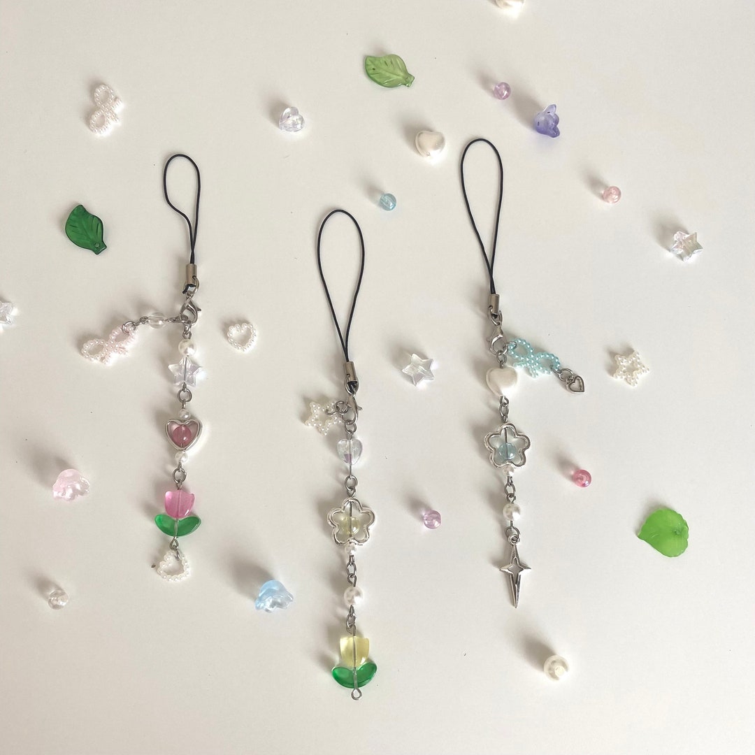 Süßer Blumen Handyanhänger Mit Maiglöckchen - DIY Phone Charm In Bunten Farben