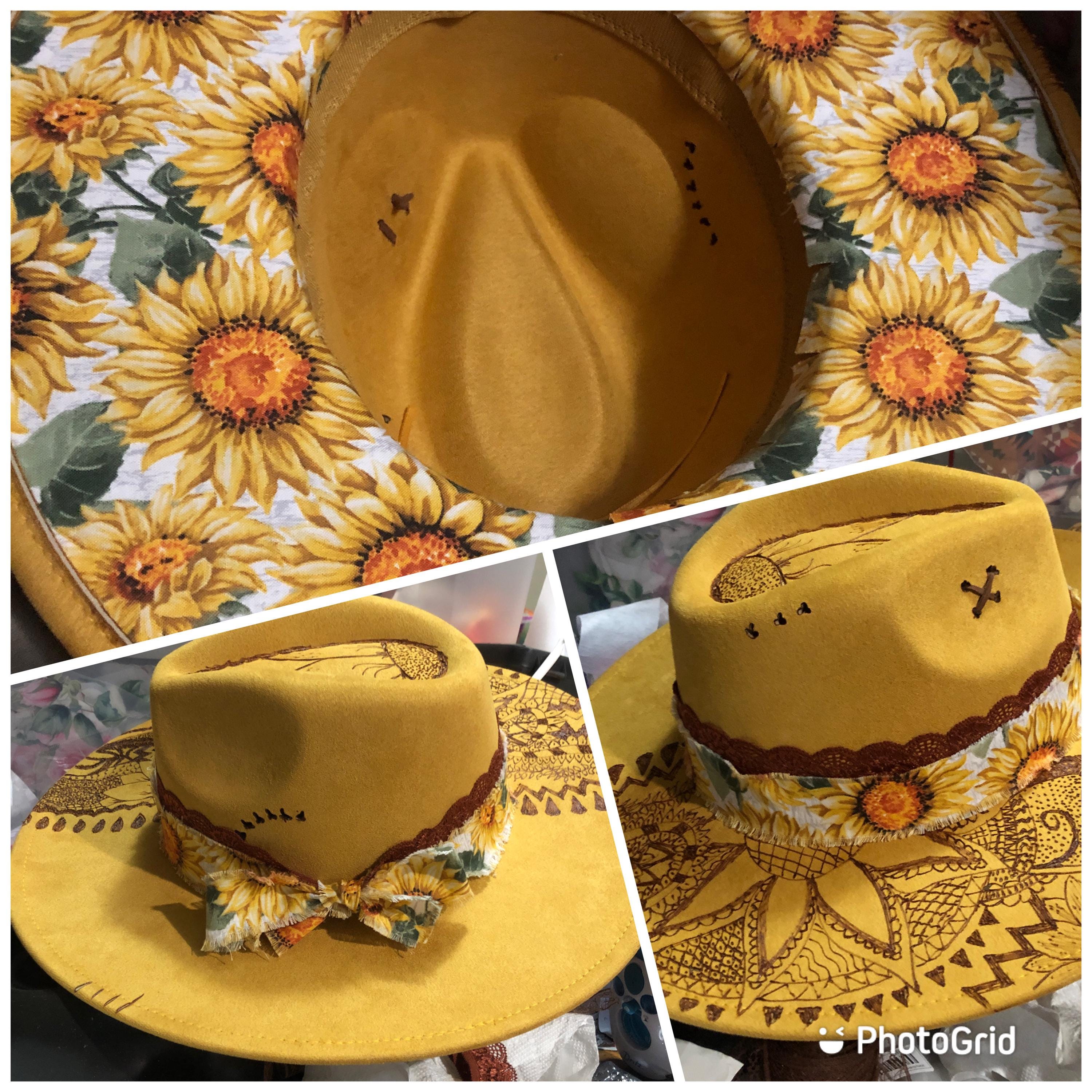 Gold Mustard Hippy Hat MUSTARD DIAMOND CROWN – The Dapper Renaissance main image 4