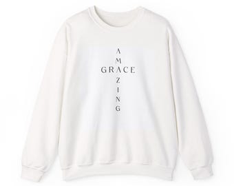 Grace Embroidered Sweatshirt | Christian Apparel