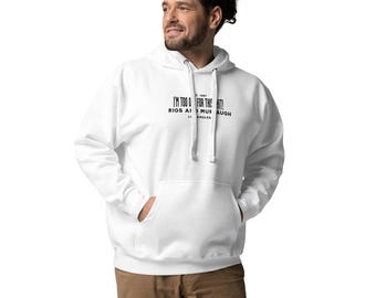 I'm Too Old for this Sh*t!!!! Short-Sleeve Unisex Hoodie, 80s action movie fan gift.