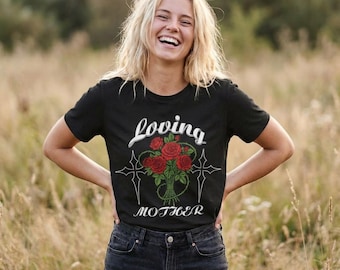 Liebevolle Mutter Rosenstrauß Tee | florale Rosengrafik