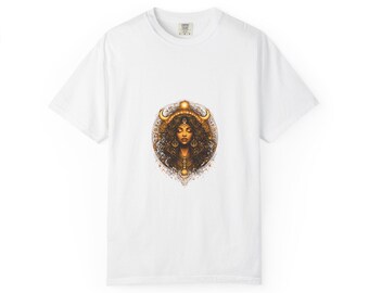 Earth Goddess T-Shirt Hoodie Tote  — Boho Celestial Art Tee for Women