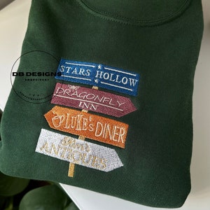 Connecticut Embroidered Sweatshirt| Fall Embroidered Sweatshirt| Fall Sweatshirt