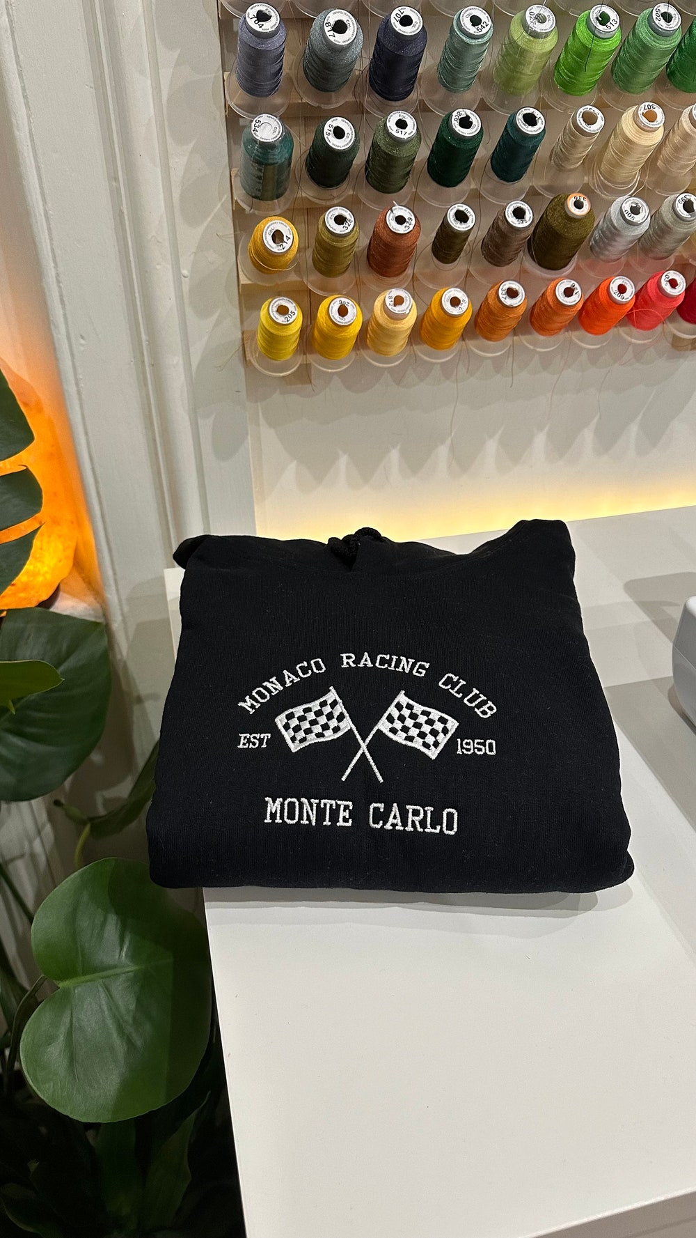 Monaco Racing Club T-Shirt, Monaco Racing Club Sweatshirt, Embroidered Sweatshirt, Embroidered T-Shirt, F1 Sweatshirt, Monaco Gp Sweatshirt