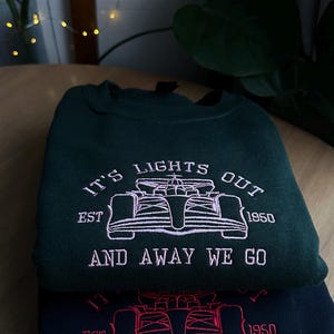 Formel 1 Auto Besticktes Sweatshirt: F1 Racing Merch