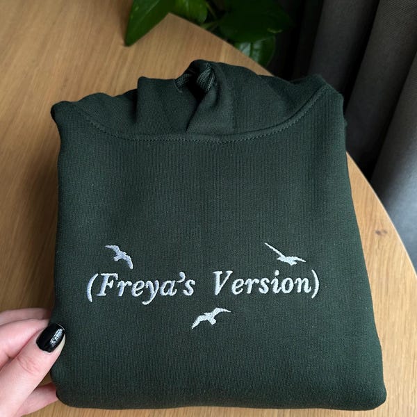 Custom Embroidered Sweatshirt, Personalized Name, Birthday Gift