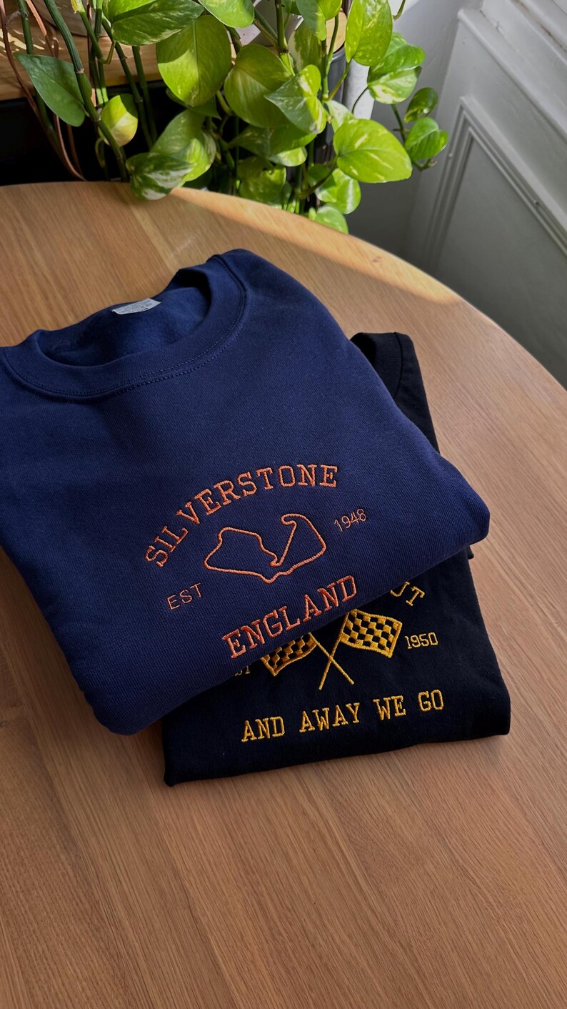 Camiseta bordada do circuito de Silverstone: Fã do GP da Grã-Bretanha de Fórmula 1 imagem 10
