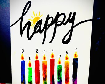 Handmade Happy Birthday Card