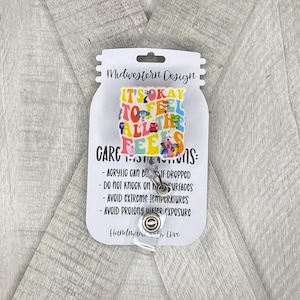 It’s okay to feel all the feels | character Badge Reel | ID retractable | badge reel | cute gift
