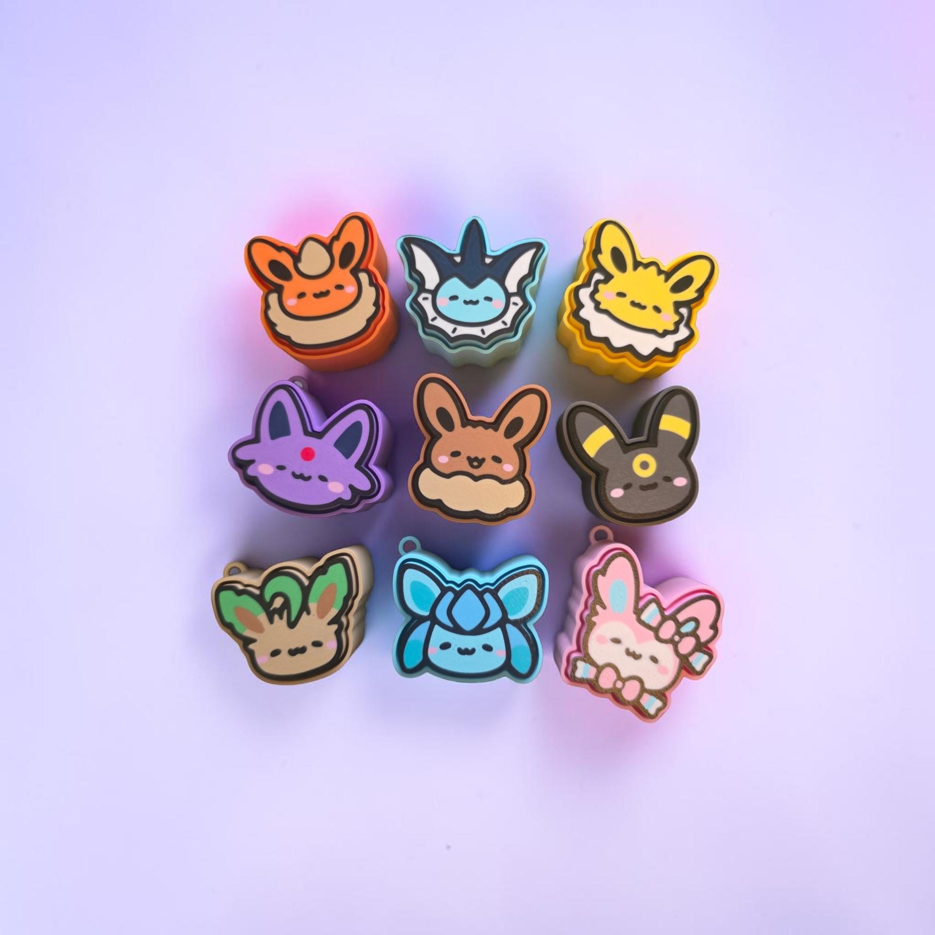 Pokemon Eevee Evolutions Fidget Clicker Keychain | Eevee, Umbreon