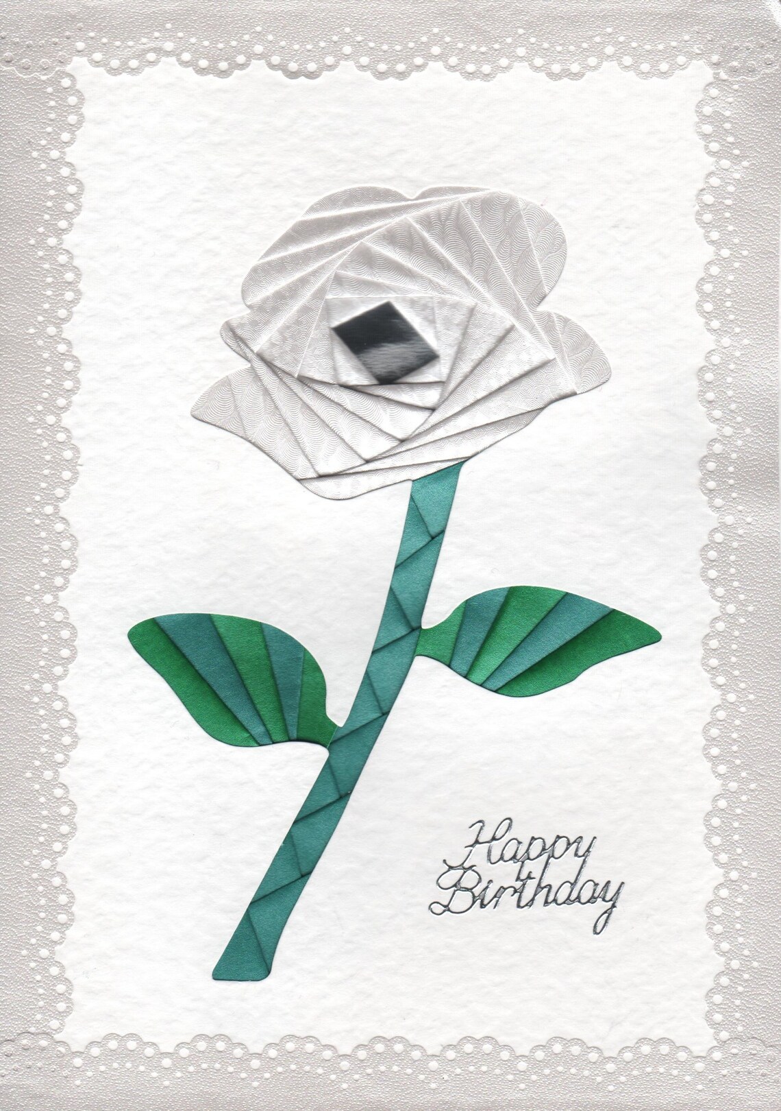 Iris Folding Craft Card Pack ROSE X 4 C5 Size Create Stunning Cards ...