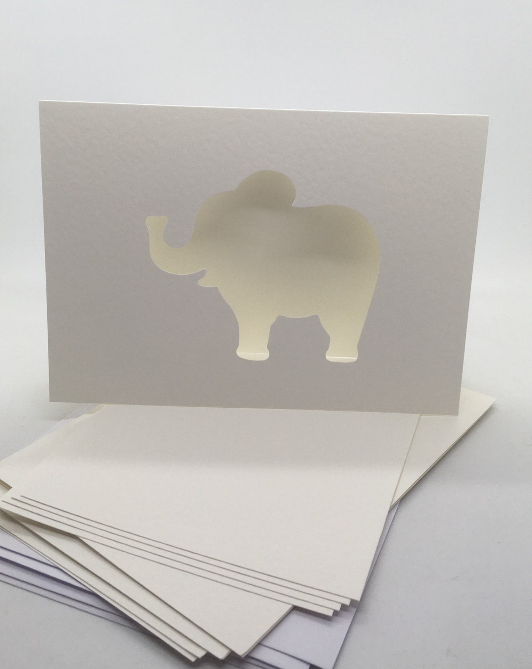 Iris Folding Craft Card Pack ELEPHANT X 4 C5 Size Create Stunning Cards ...