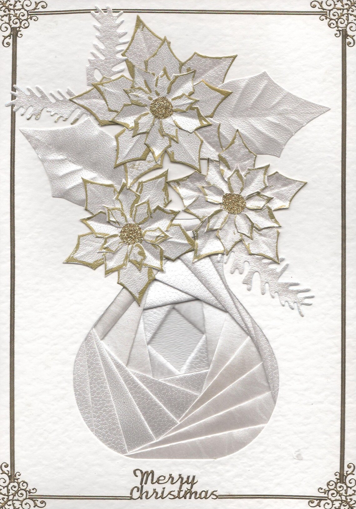 Iris Folding Craft Card Pack VASE X 4 C5 Size Create Stunning Cards ...