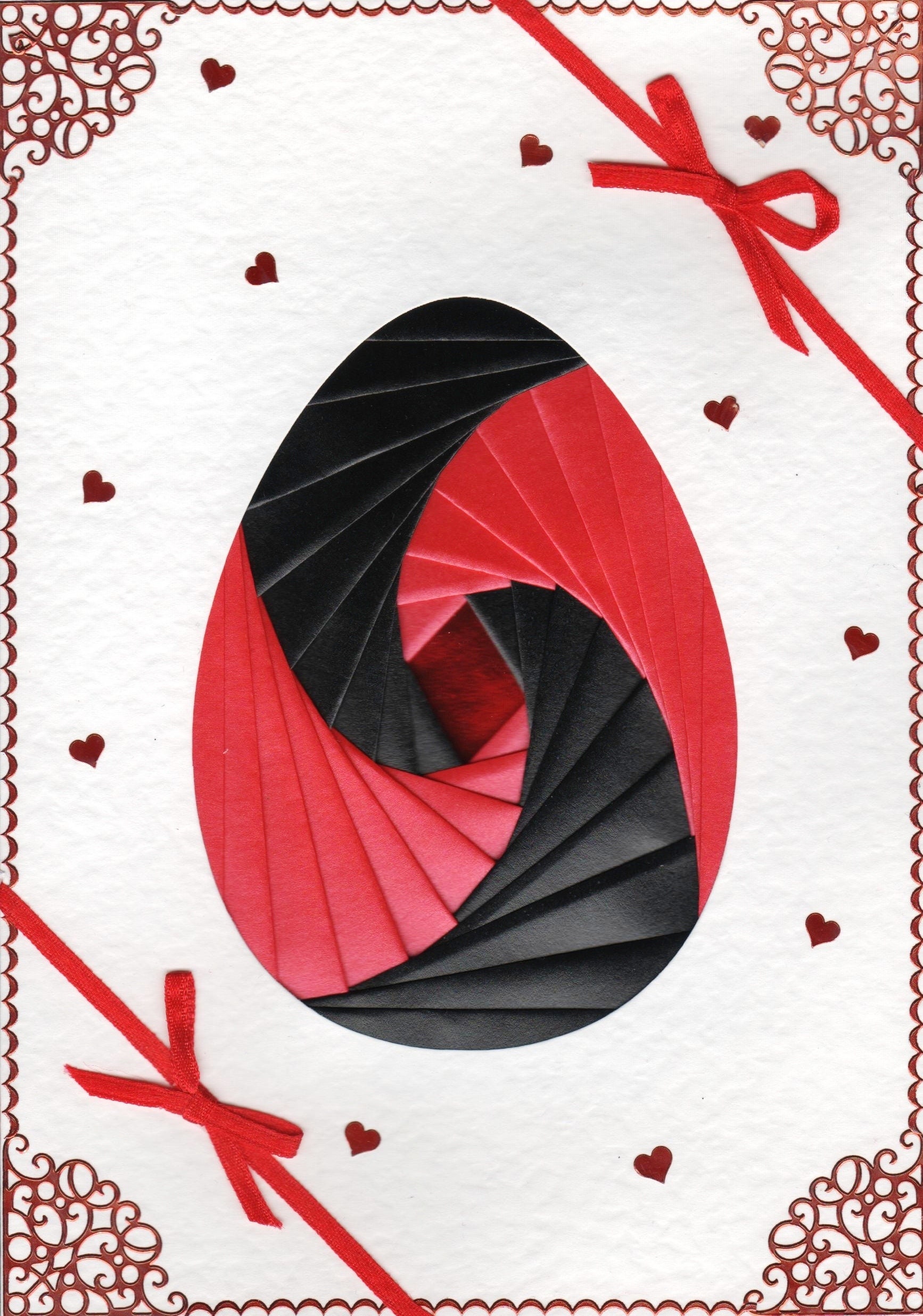 Iris Folding Craft Card Pack EGG X 4 C5 Size Create Stunning Cards With ...