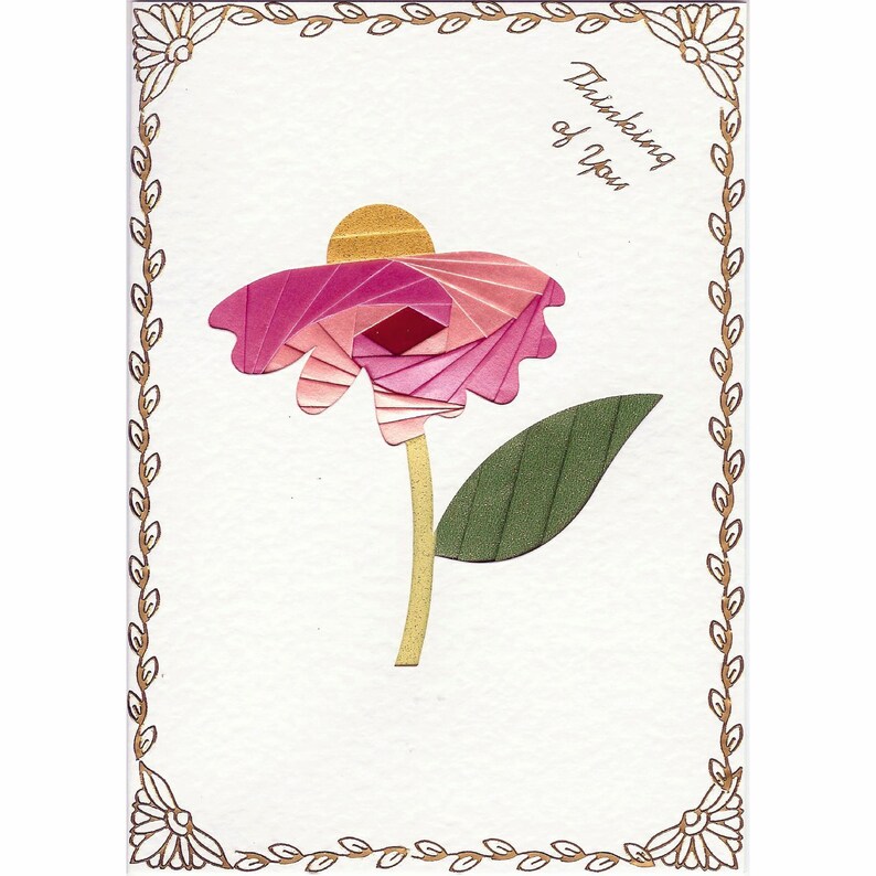 Iris Folding Craft Card Pack DAISY X 4 C5 Size Create Stunning Cards ...