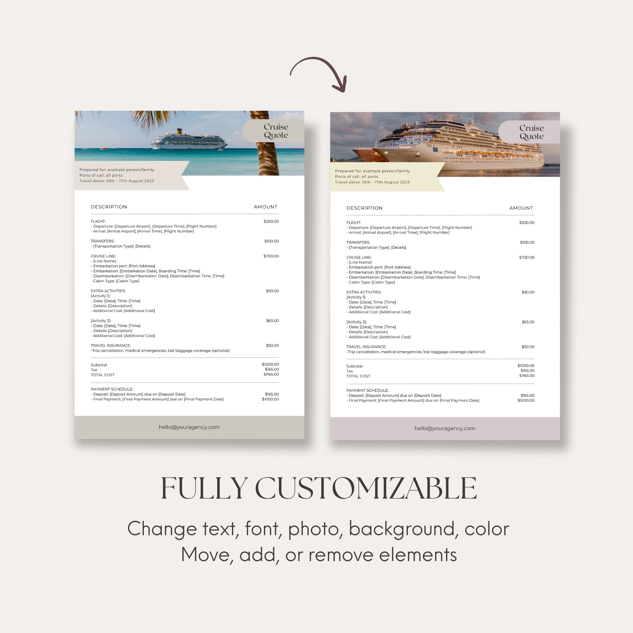 Travel Agent Cruise Quote Template Cruise Vacation Quote Template Travel Agent Cruise Quote Template Cruise Vacation Quote Template