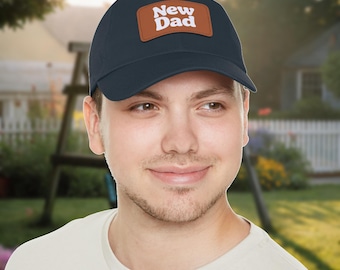 New Dad Hat, lustige Dad-Baseballmütze, Geschenk zum ersten Mal Dad Hat, Babyankündigungsgeschenk, verstellbare Dad-Cap, Vaterschaftsgeschenk