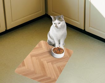 Pet Food Mat, Dog Bowl Mat, Cat Feeding Mat, Non Slip Pet Mat, Waterproof Dog Mat, Pet Feeding Station Mat