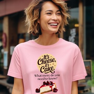 Cheesecake Lover Tee: Fun Foodie Fashion Top