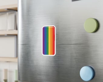 LGBTQ Regenbogen Pride Aufkleber, Minimalistischer LGBTQ Aufkleber, Minimalistischer Laptop Aufkleber, Inklusive Geschenk