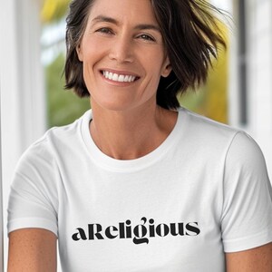 No Religion Shirt, Atheist Gift, Anti Religion Shirt, Atheist Shirt, Agnostic Shirt, Funny Atheist Shirt, Atheist Tshirt, Funny Agnostic Tee