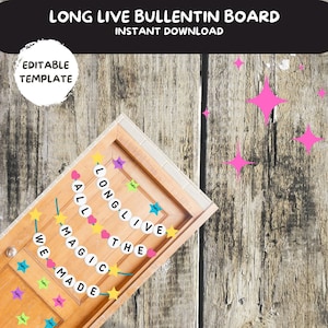 Long Live Friendship Bracelet Bulletin Board/Door Classroom Decor