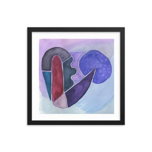 p. 59: Framed Colorful Unique Abstract Modern Art Print