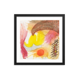 p. 22: Framed Colorful Unique Abstract Modern Art Print