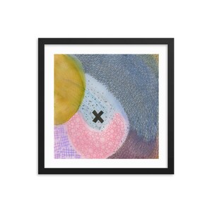 p. 202: Framed Colorful Unique Abstract Modern Art Print
