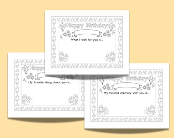 Hoja de trabajo de celebración de cumpleaños para estudiantes / PDF imprimible para profesores