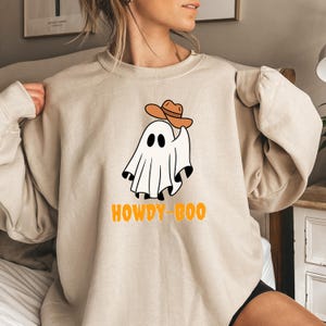 Western theme Halloween shirt, Western Halloween costume, western ghost shirt Halloween, Western Halloween sweatshirt, cowboy Halloween