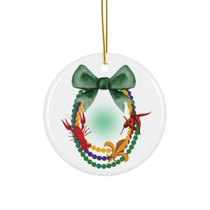 Christmas Ornament, New Orleans Christmas Ornament, Louisiana Christmas gifts, Foodie Christmas Ornament, Crawfish Christmas Ornament