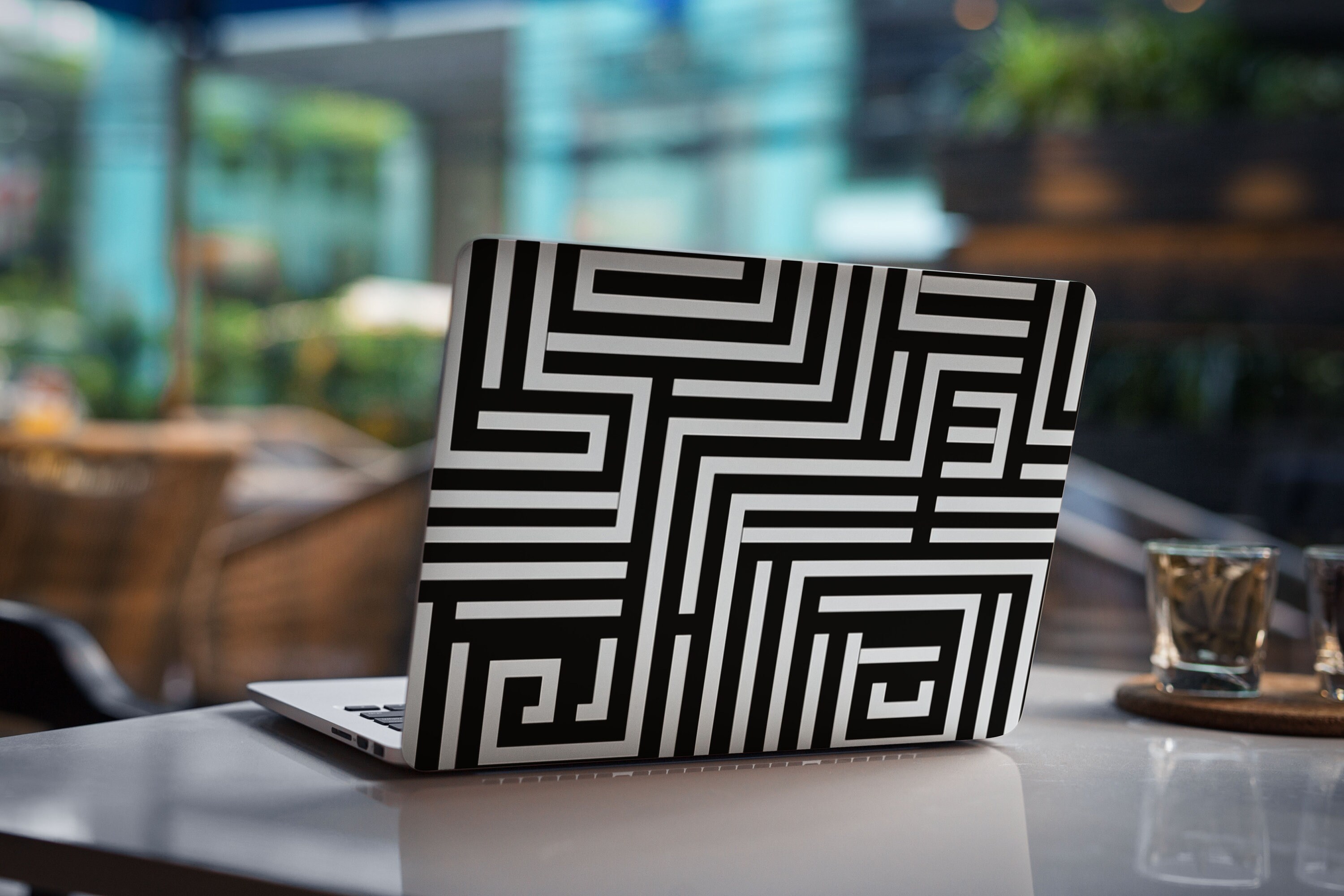 Monochrome Simple Doodles in Black & White Digital Paper Pack 12 ...