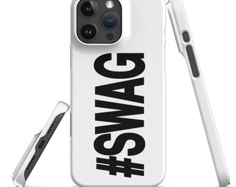 Capa para celular SWAG com texto em negrito preto, capa para iPhone, capa swag, capa tumblr, capa para celular 2014, capa para celular 2016