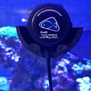 May include: A black VorTech propeller pump with a blue logo and the text "VorTech", "propeller pump", "MP10", and "www.ecotechmarine.com".