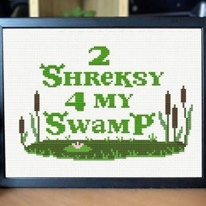 2 Shreksy 4 My Swamp - Digital Cross Stitch Pattern