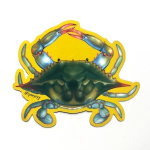 Maryland Blue Crab Vinyl Sticker