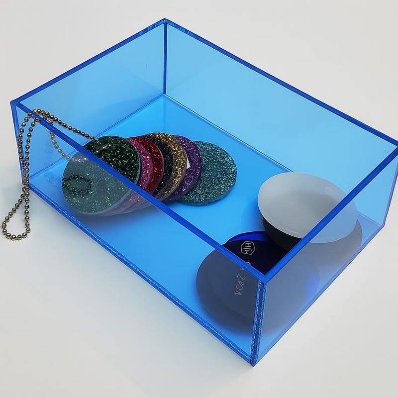Blue Acrylic Riser - Etsy