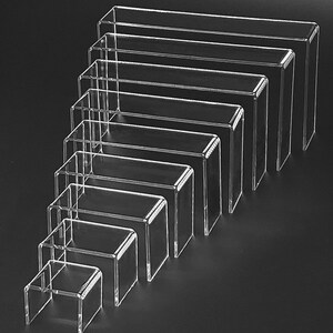 T'z Tagz New Clear Acrylic Risers Showcase Display Stands - Etsy