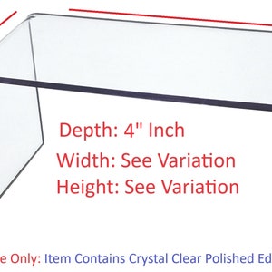 T'z Tagz Any 4-Inch-Deep Clear Acrylic Riser Display Stand New 2 Pack Variation