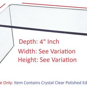 T&#39;z Tagz Any 4-Inch-Deep Clear Acrylic Riser Display Stand New 2 Pack Variation