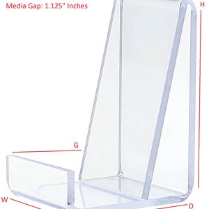 T&#39;z Tagz 2 New Plastic Advertising Easel Display Stand Open Ended Media Holder