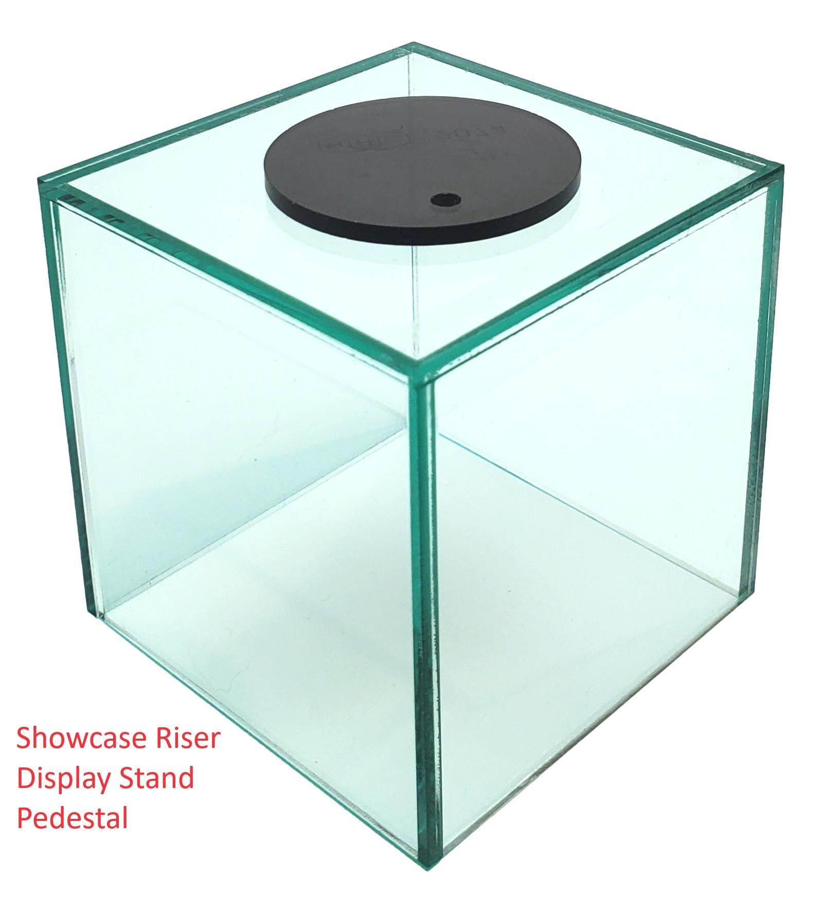 5x5x5 Glass Green Acrylic Display Boxes Decorative Cube Stands, Trays ...