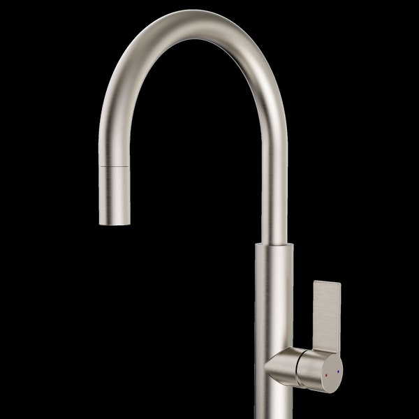 LUNA Kitchen Premium Quality Sink Faucet, Brass Nickel