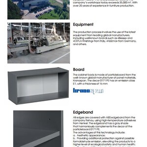 K&ouml;nnte beinhalten: Vorteile von modularen K&uuml;chenschr&auml;nken, einschlie&szlig;lich moderner Produktion, verwendeter Ausr&uuml;stung, Plattenmaterial und Kantenbanddetails. Der Text hebt die Verwendung hochwertiger Materialien und Fertigungsprozesse hervor.