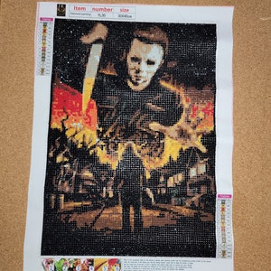 Michael Myers ha completato la pittura a diamante