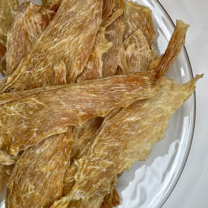 Hausgemachte Hühnchenbrust Jerky 4 Unzen (Fett entfernt), Hunde / Katzen Leckereien, Hähnchenbrust ist die einzige Zutat