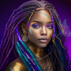 Beautiful Black Girl Magic Barbie PNG Melanin Barbie Dreds clipart Tshirt Tumbler Sublimation DTF