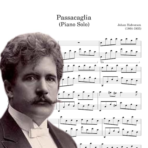 Passacaglia - Halvorsen Handel Piano Solo Sheet Music Download